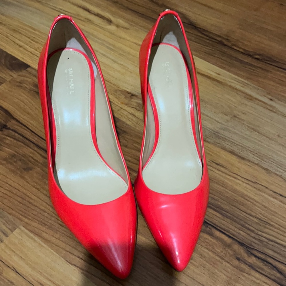 Bright Orange Michael Kors Heels